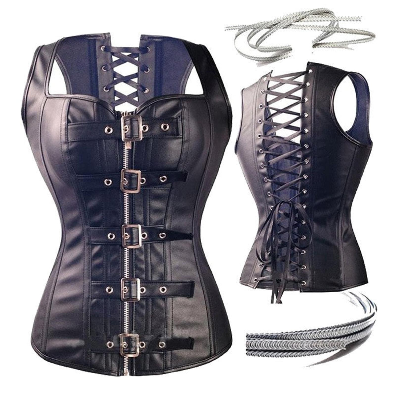MISTRESS LEATHER CORSET & STRAPS - Image 4